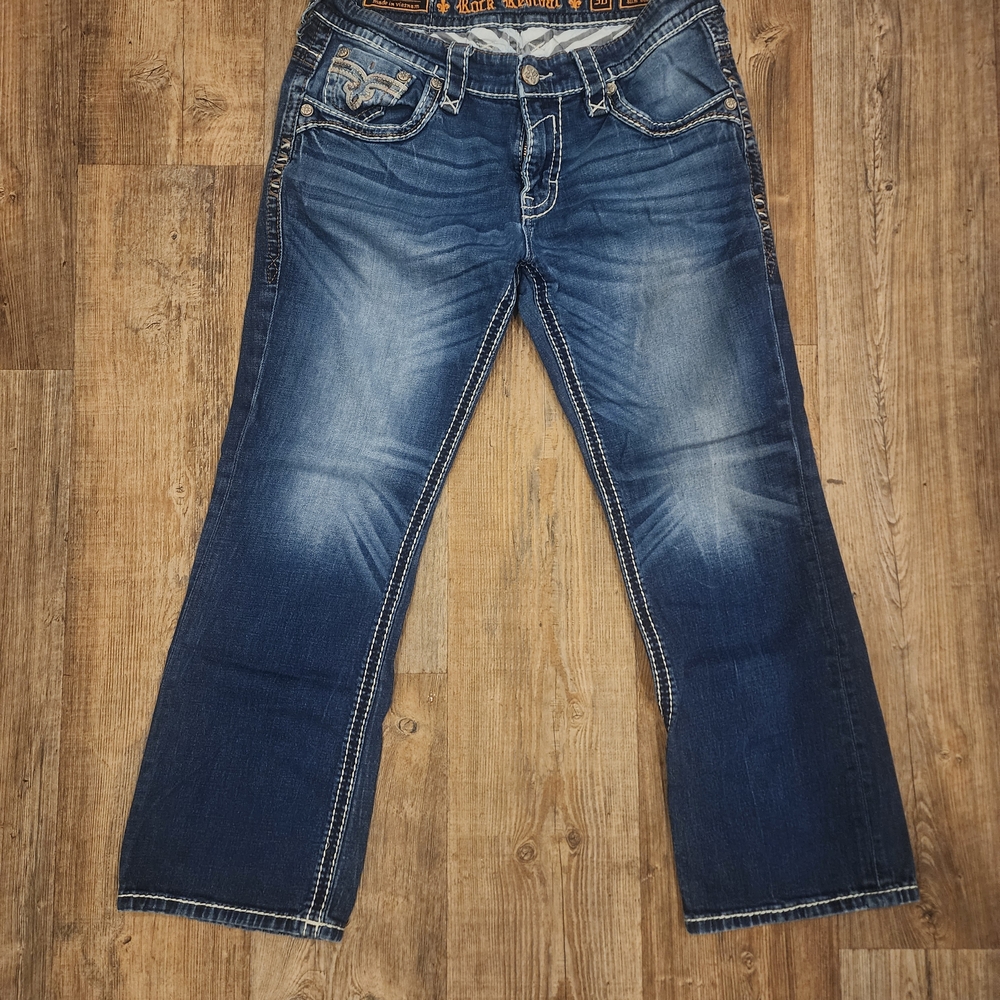 Rock Revival Blue Bootcut Jeans